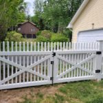 Essex Fence Company | Illinois PVC Double Gate 2